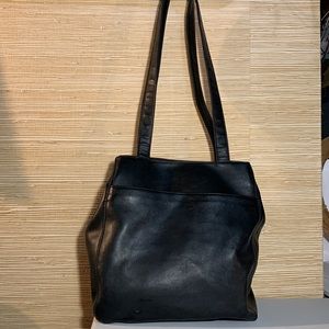Nine west black leather purse